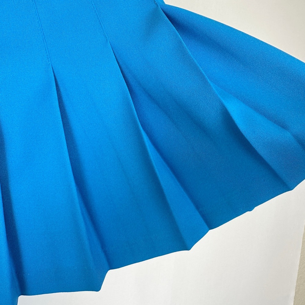Vintage Head Sportswear Blue Pleated Tennis Skirt Women 10 USA Sporty Pickleball - Picture 13 of 13